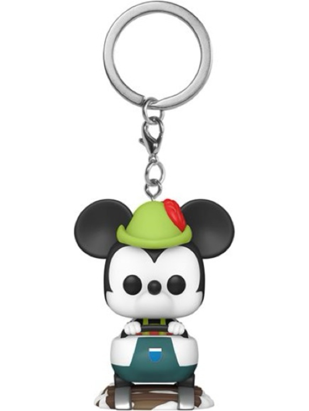 Disneyland 65th Anniversary Mickey Mouse with Matterhorn Key Chain